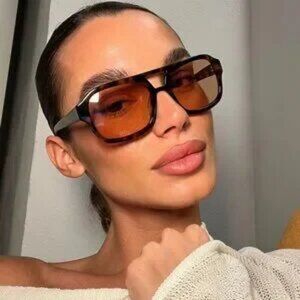 Dixie Aviator Sunglasses by VEHLA Dixie - Choc Tort/Cinnamon